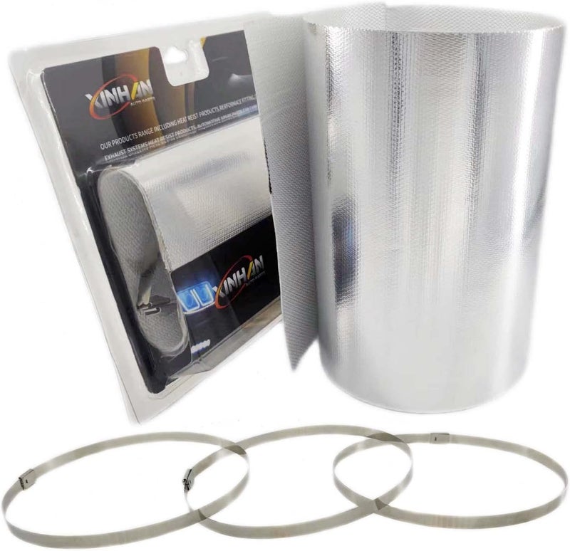SWI Parts Starter Heat Shield (7" X 22" Wrap Kit W/2 Stainless Steel Zip Ties) - Image 4